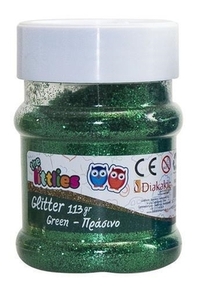Glitter σκόνη πράσινο 113γρ