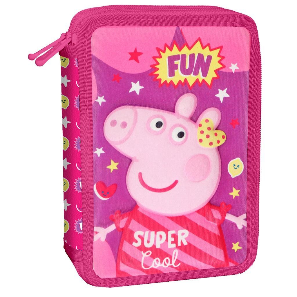 Κασετίνα διπλή Peppa Pig