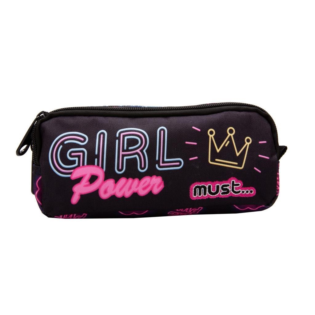 Κασετίνα με 2 θήκες Must Girl Power
