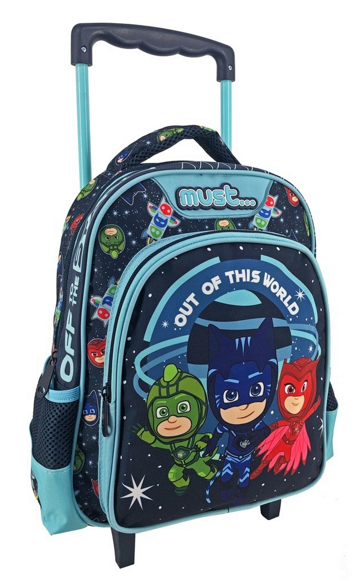 Τσάντα τρόλεϊ νηπιαγωγείου PJ Masks Tap to light up