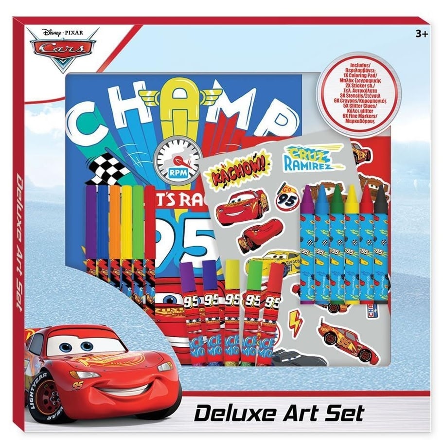 Deluxe σετ χρωματισμού - Cars