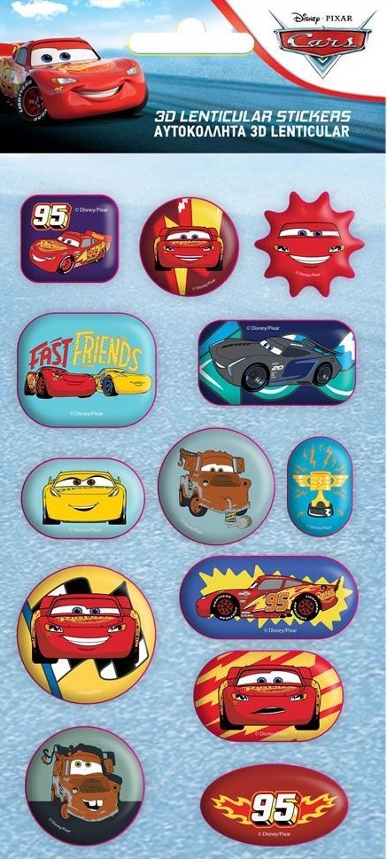 Αυτοκόλλητα 3D Cars