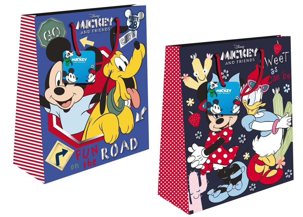 Τσάντα δώρου χάρτινη - Mickey-Minnie