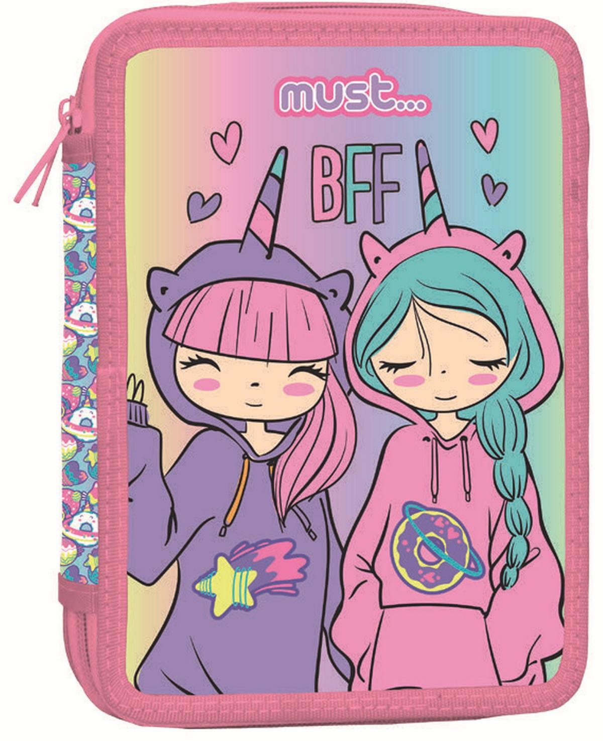 Κασετίνα διπλή γεμάτη Best Friends Forever