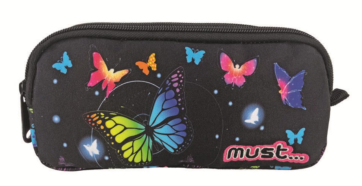Κασετίνα με 2 θήκες Butterflies Κασετίνα με 2 θήκες Butterflies