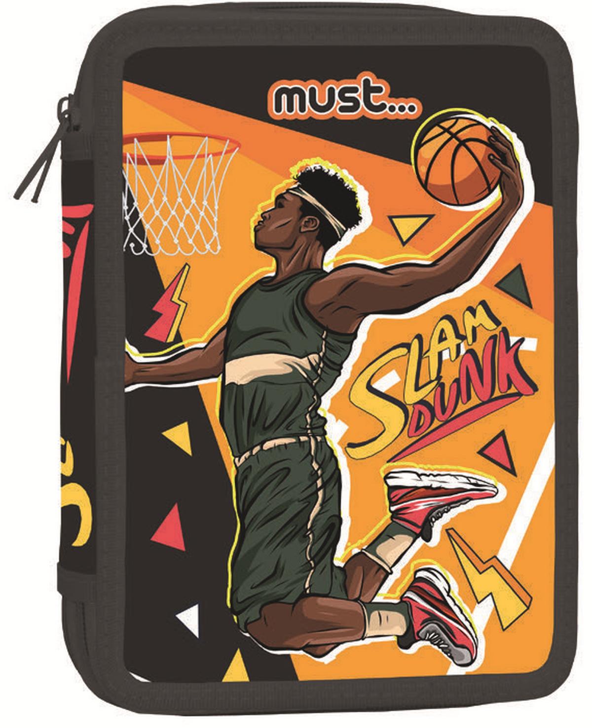 Κασετίνα διπλή γεμάτη Slam Dunk