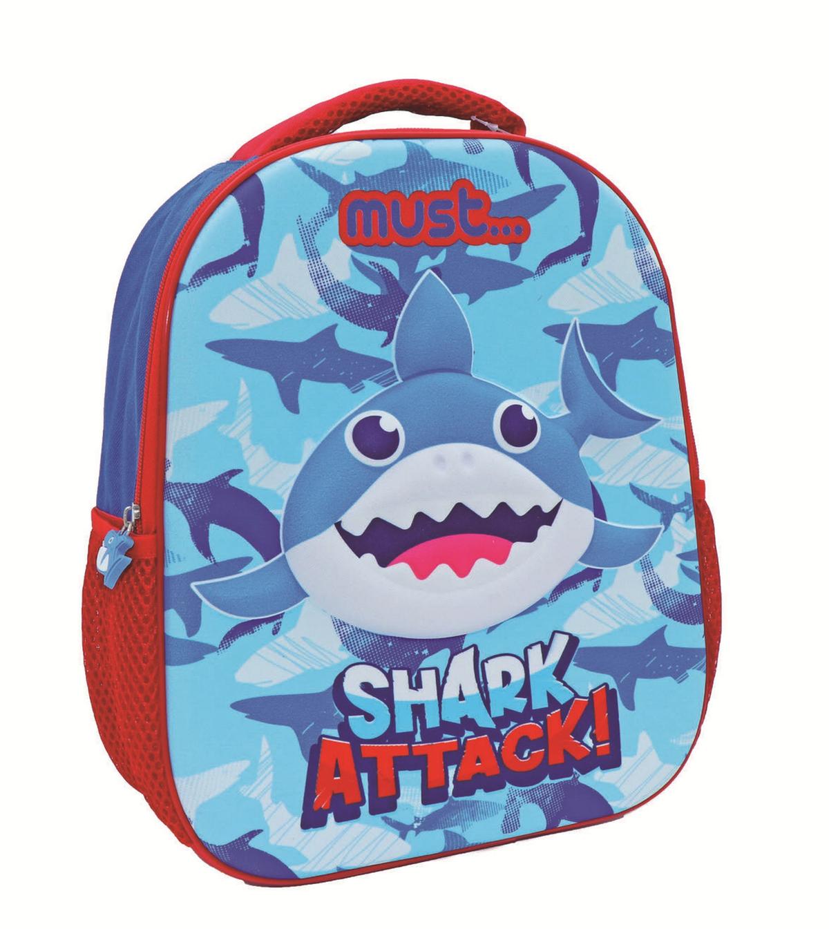 Τσάντα πλάτης νηπιαγωγείου Shark Attack