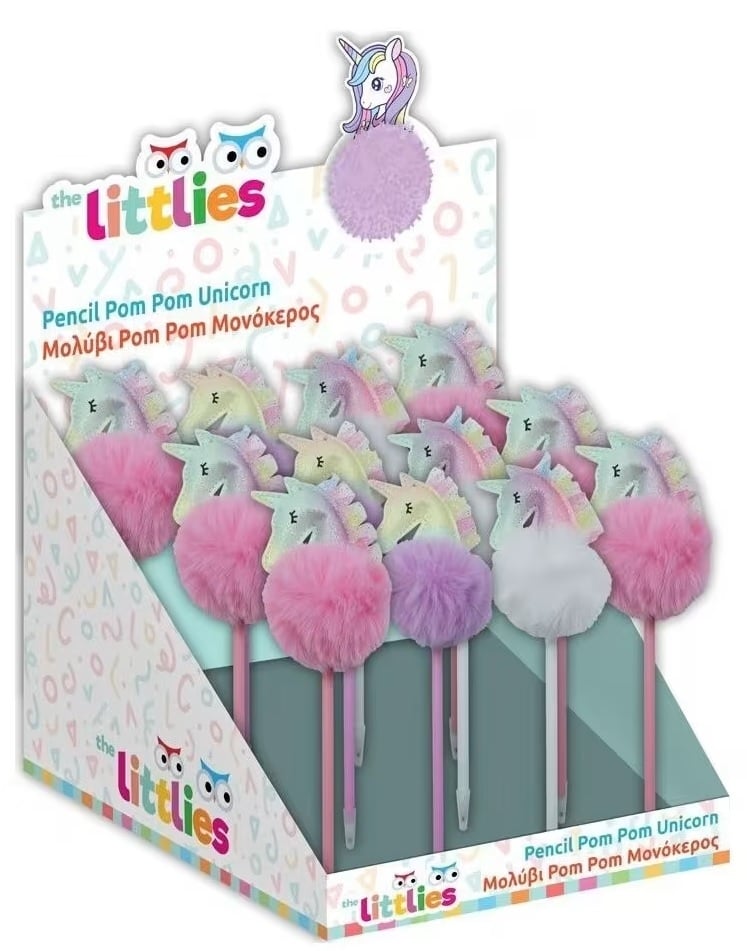 Μολύβι με Pom Pom Unicorn