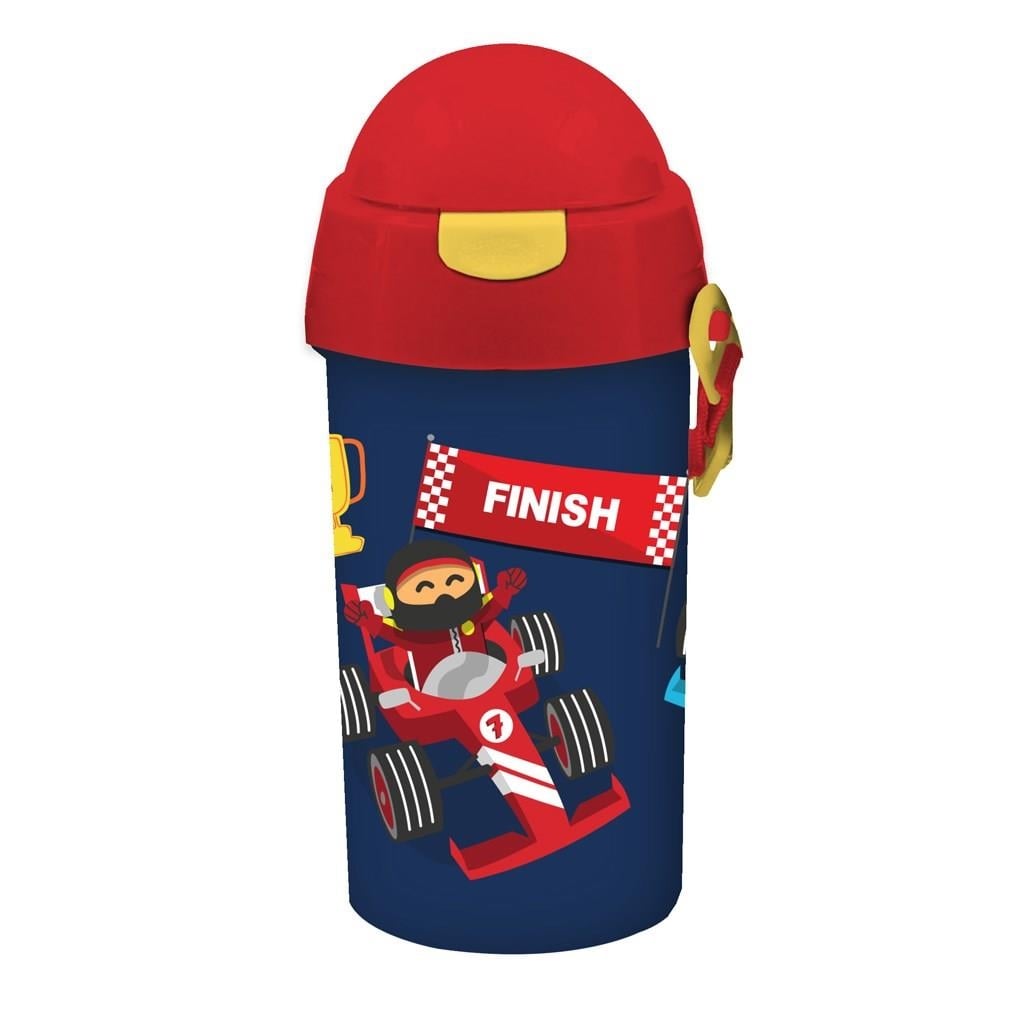 Παγούρι πλαστικό 500 ml με καλαμάκι - Race