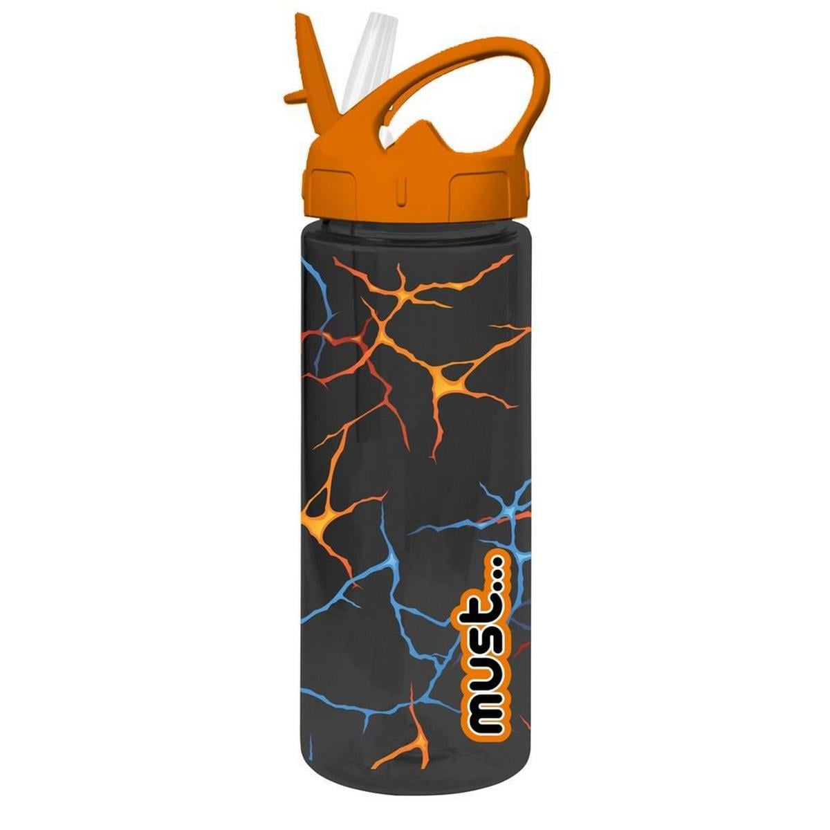 Παγούρι πλαστικό 500ml με καλαμάκι Thunder