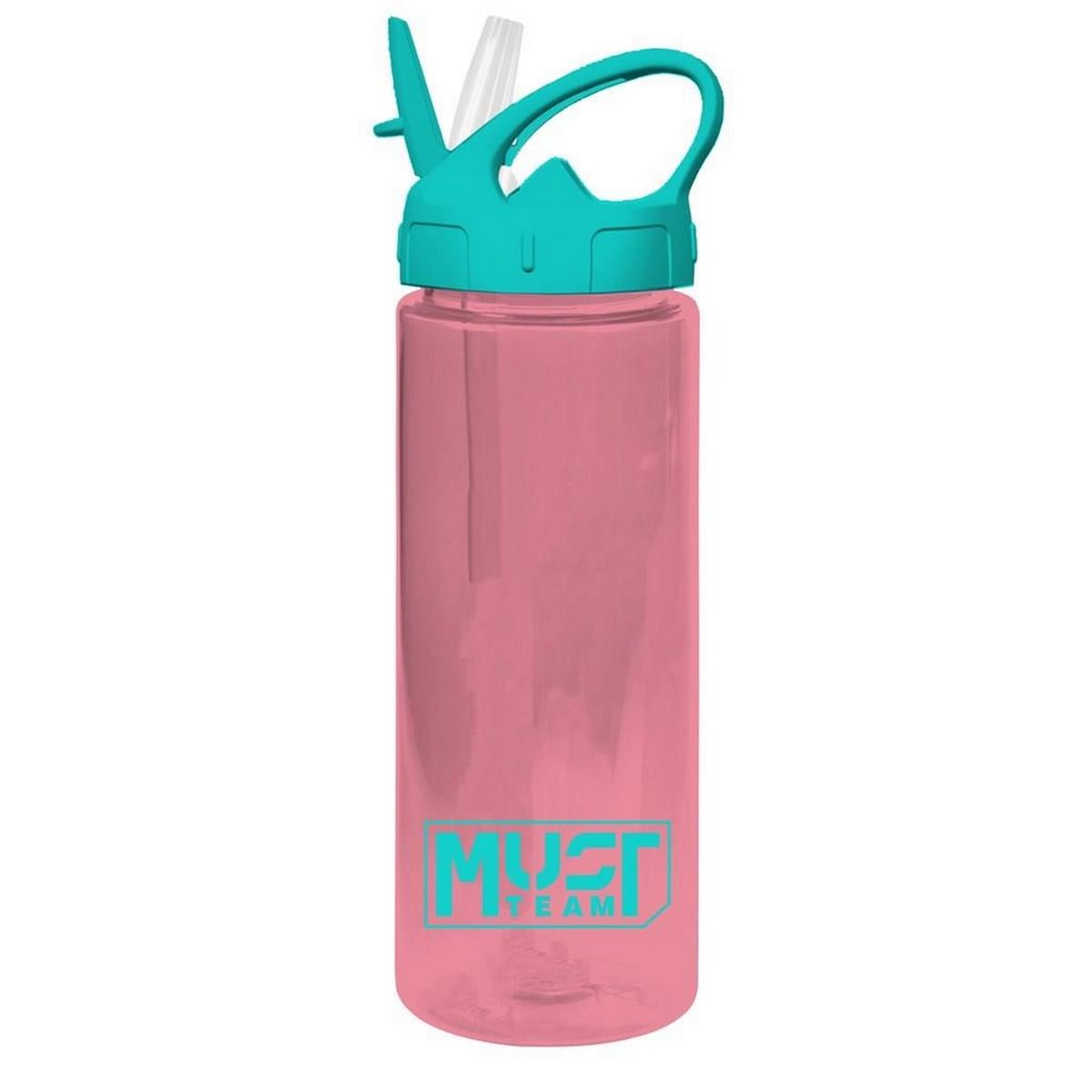 Παγούρι πλαστικό 500ml με καλαμάκι Pink