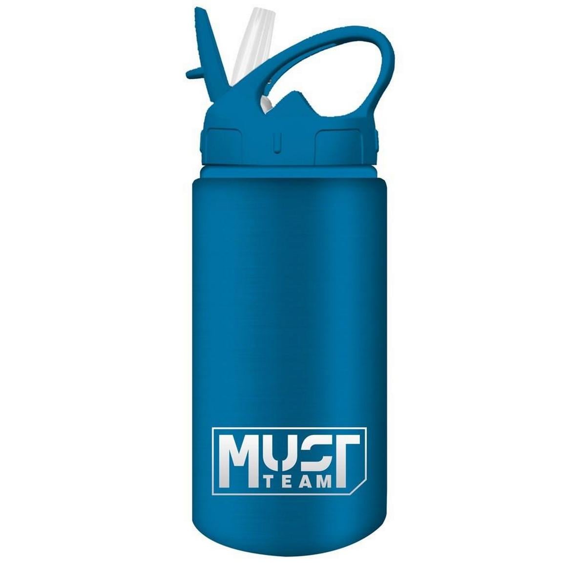 Παγούρι αλουμινίου 500ml με καλαμάκι D. Blue