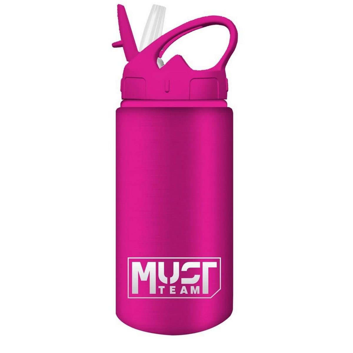 Παγούρι αλουμινίου 500ml με καλαμάκι D. Pink