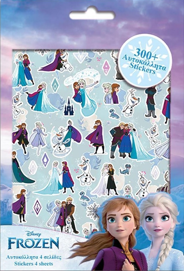 Αυτοκόλλητα σε Μπλοκ 300 τμχ - Frozen