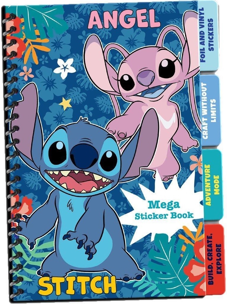 Τετράδιο με αυτοκόλλητα - Lilo & Stitch