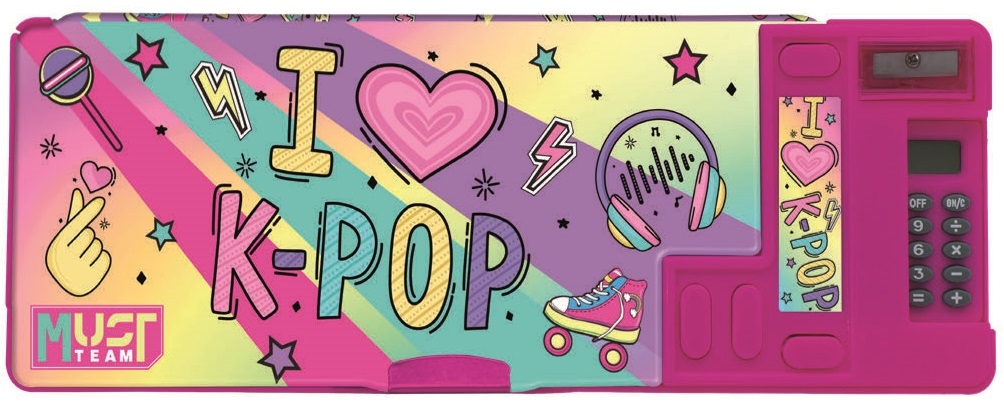 Κασετίνα Must με μαγνητικό κούμπωμα - I Love K-Pop