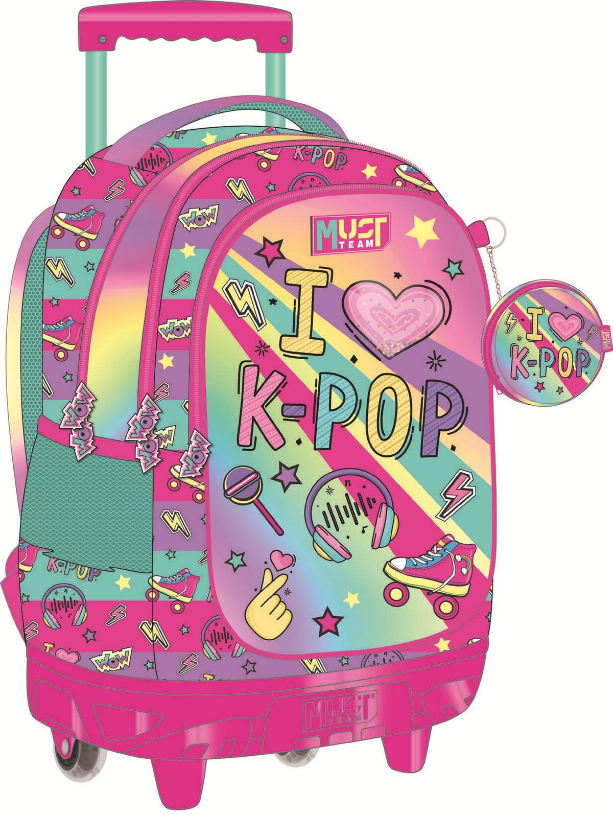 Τσάντα τρόλεϊ δημοτικού Must - I Love K-Pop