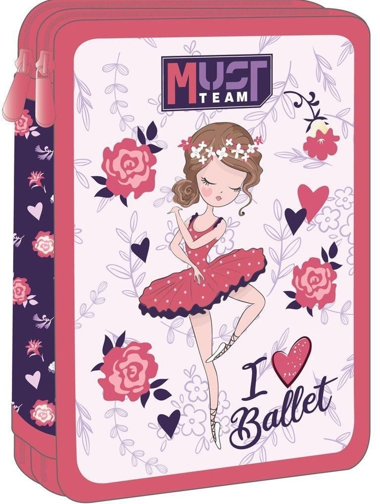Κασετίνα διπλή γεμάτη Must - I Love Ballet
