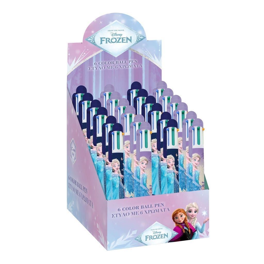 Στυλό με 6 χρώματα Frozen