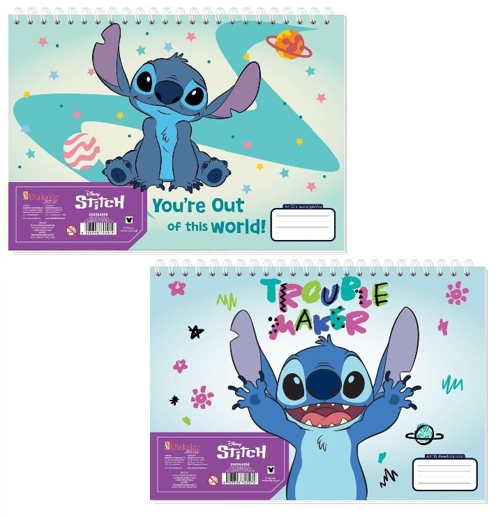 Μπλοκ ζωγραφικής Lilo & Stitch