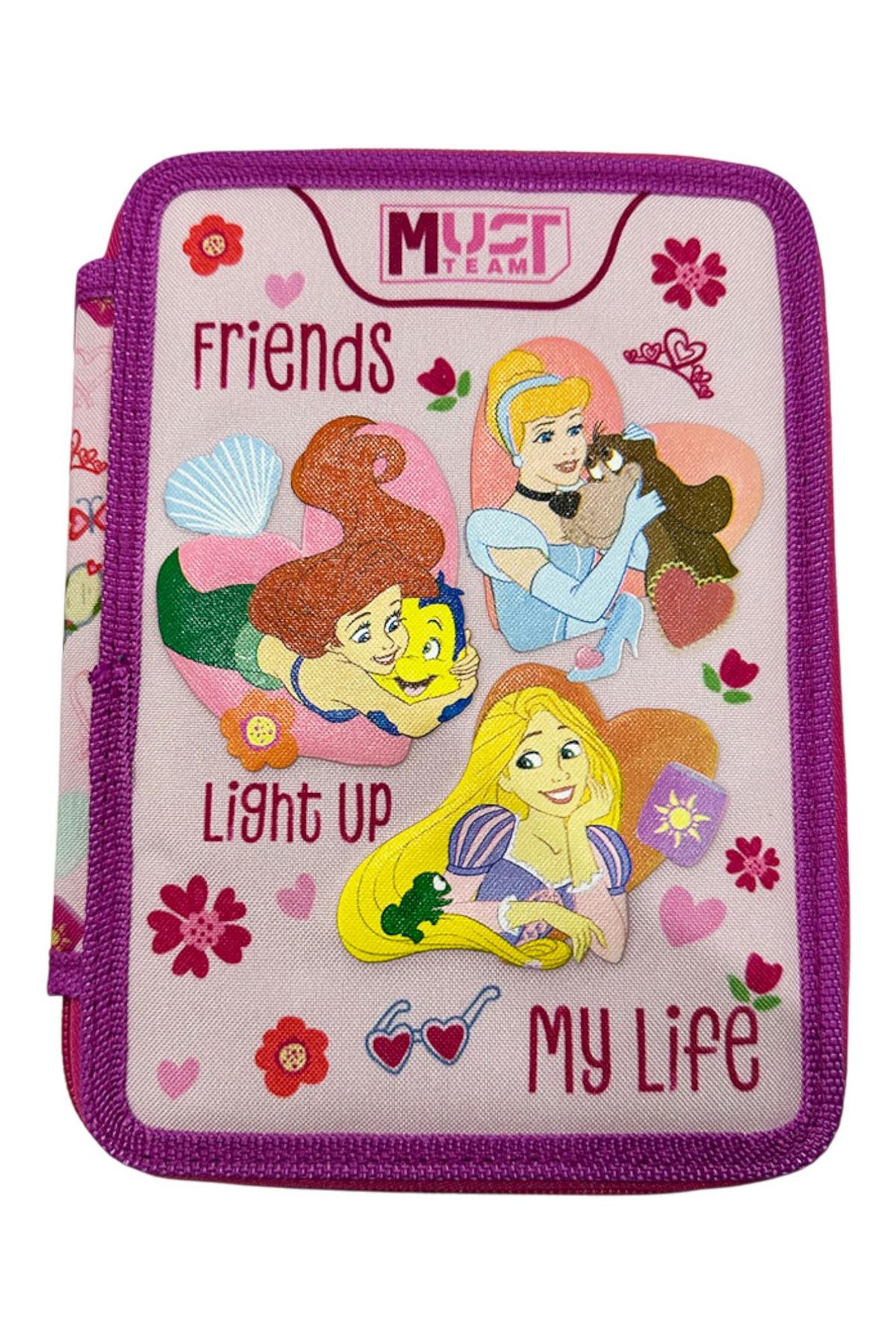 Κασετίνα Διπλή Γεμάτη Princess - Friends Light up my Life