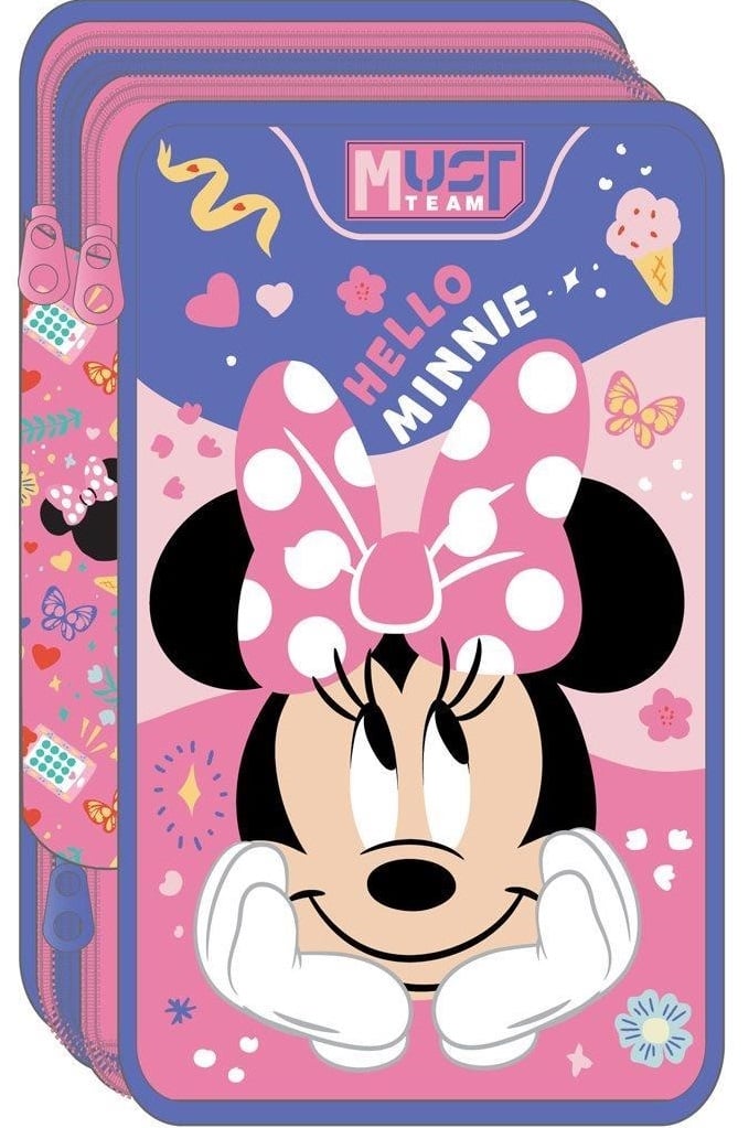 Κασετίνα τριπλή γεμάτη Minnie - Forever Besties