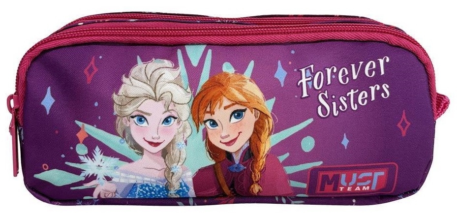 Κασετίνα με δύο θήκες Frozen - Forever Sisters
