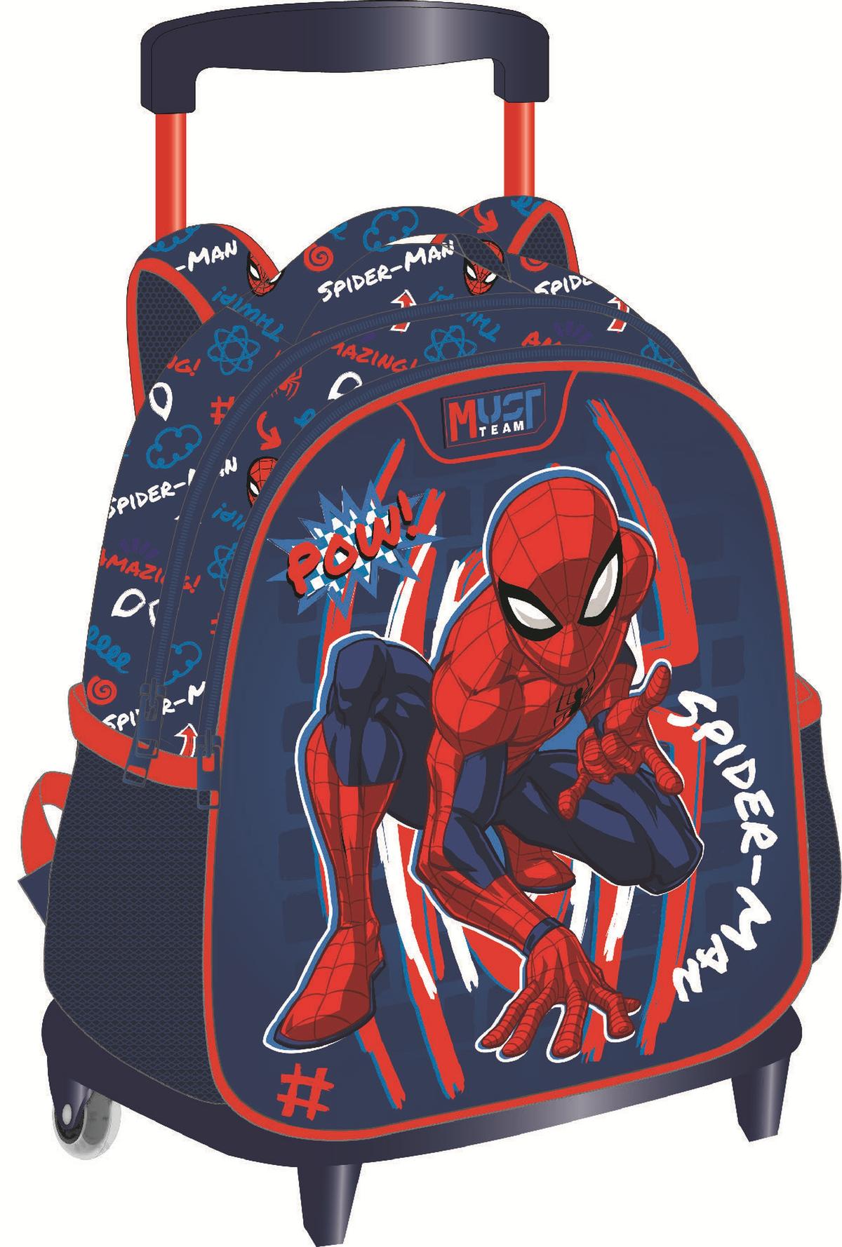 Τσάντα τρόλεϊ νηπιαγωγείου Spiderman - Pow
