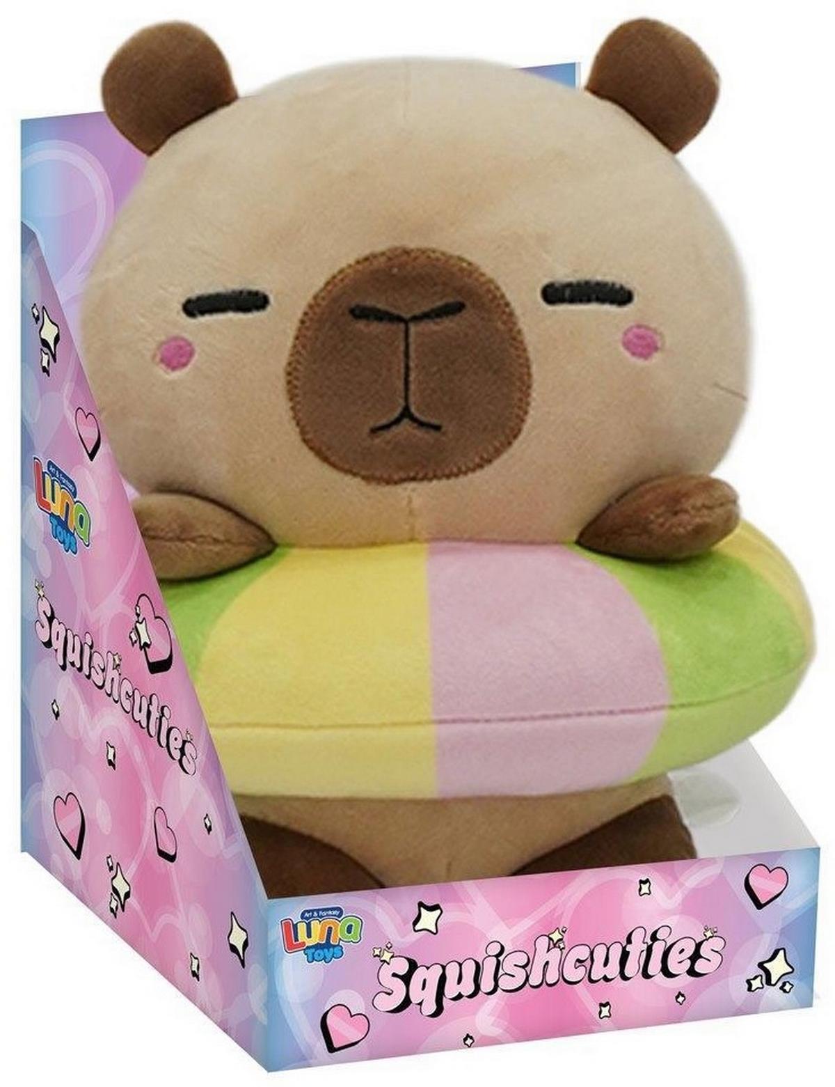 Λούτρινο Capybara Donut Squishcuties