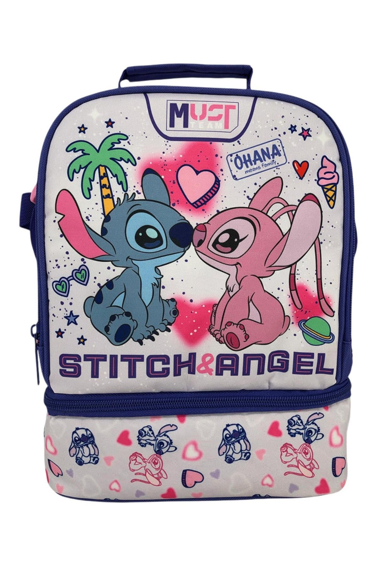 Ισοθερμικό Τσαντάκι Φαγητού Stitch & Angel - Ohana