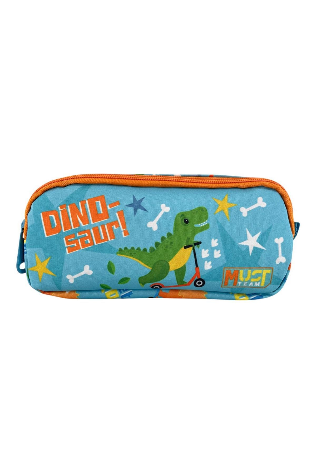 Κασετίνα με 2 θήκες Must - Dinosaur! (in Scooter)
