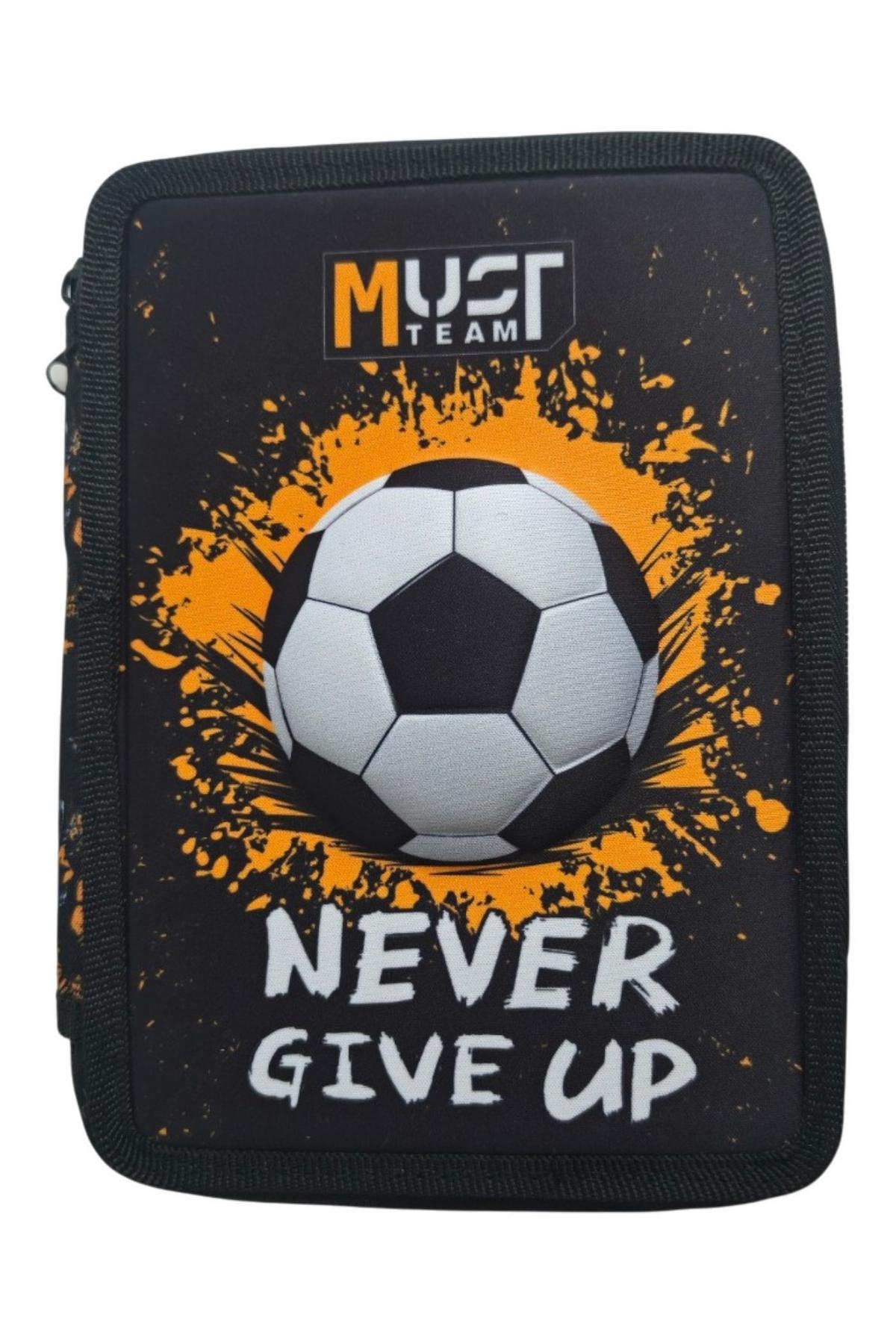 Κασετίνα Διπλή Γεμάτη Must - Never Give Up (Football)