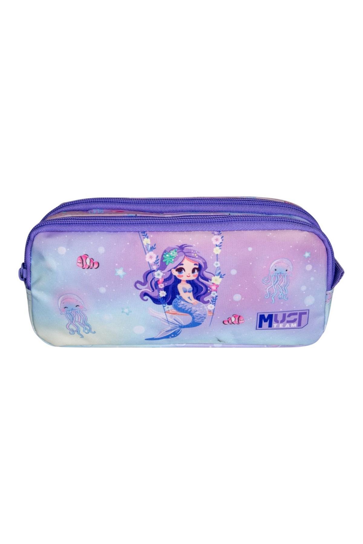 Κασετίνα με 2 θήκες Must - Mermaid