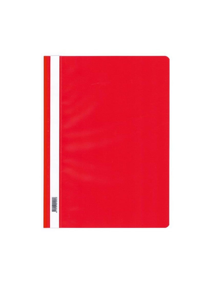 Ντοσιέ πλαστικο με έλασμα pp (Flat Files) κόκκινο