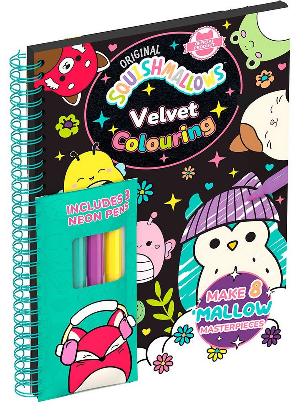 Velvet Colouring: Squishmallows