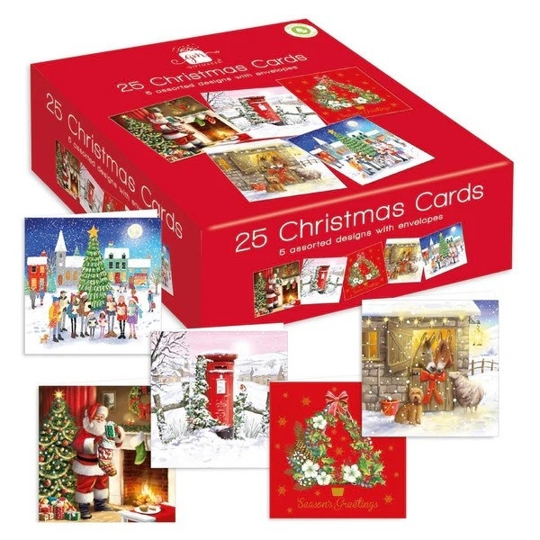 Xmas Cards 25pcs