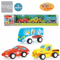 Set of 3 pull back cars
