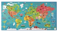 Puzzle world map