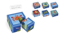 Puzzle 4 cubes ocean