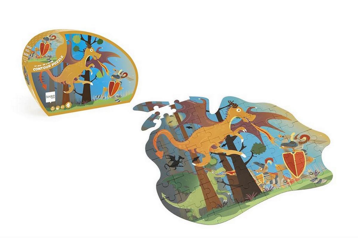 Puzzle dragon 61pcs