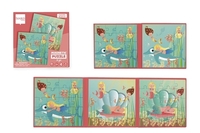 Magnetic puzzle book to go mermaids