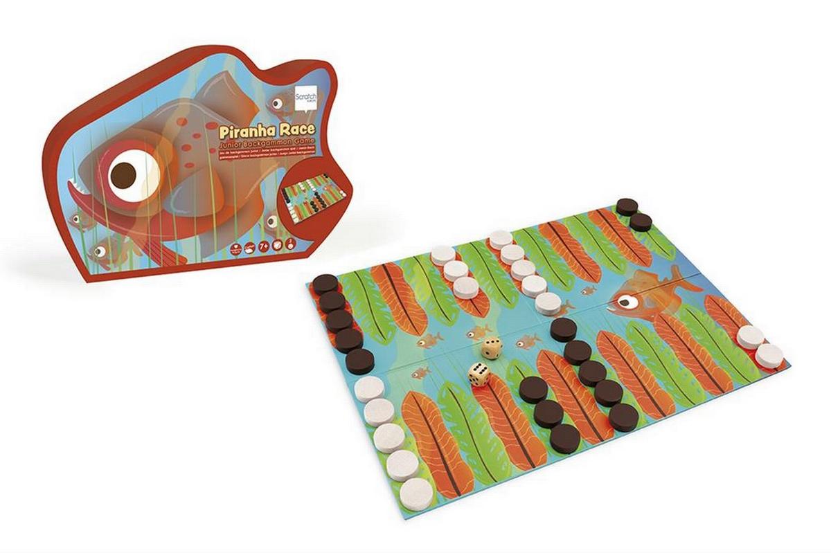 Junior backgammon piranha race