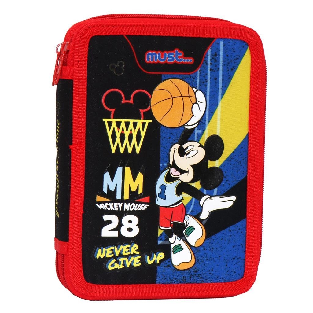 Κασετίνα διπλή γεμάτη Mickey