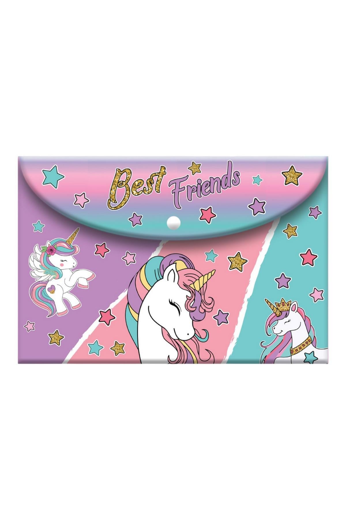 Φάκελος Πλαστικός Α4 με κουμπί - Must Unicorn