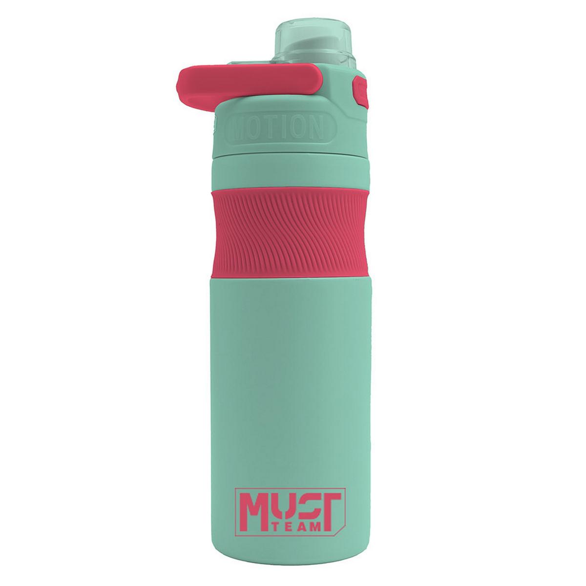 Θερμός Ανοξείδωτο 500 ml με χερούλι στο στόμιο Must - Γκρι ανοιχτό με Μαύρο