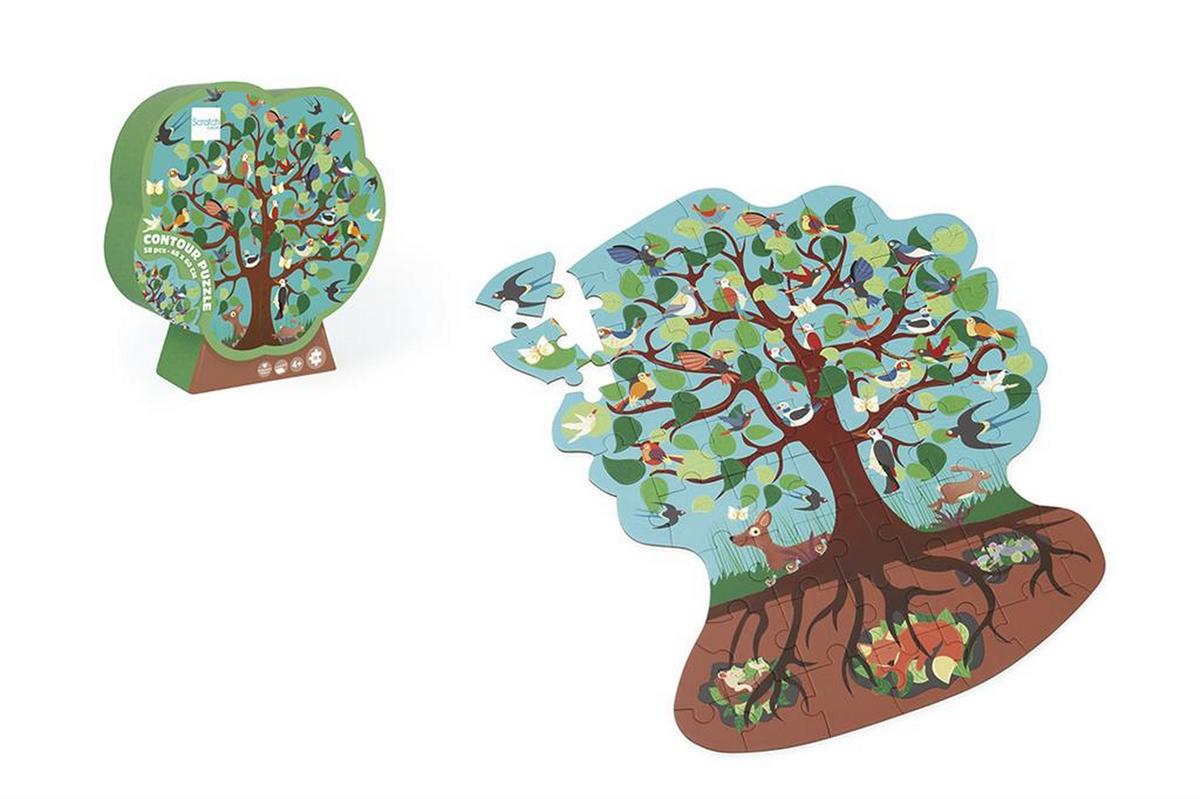 Puzzle Bird Tree 58pcs