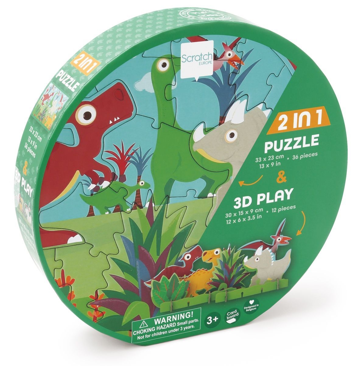 3D Puzzle dinosaurs 36pcs