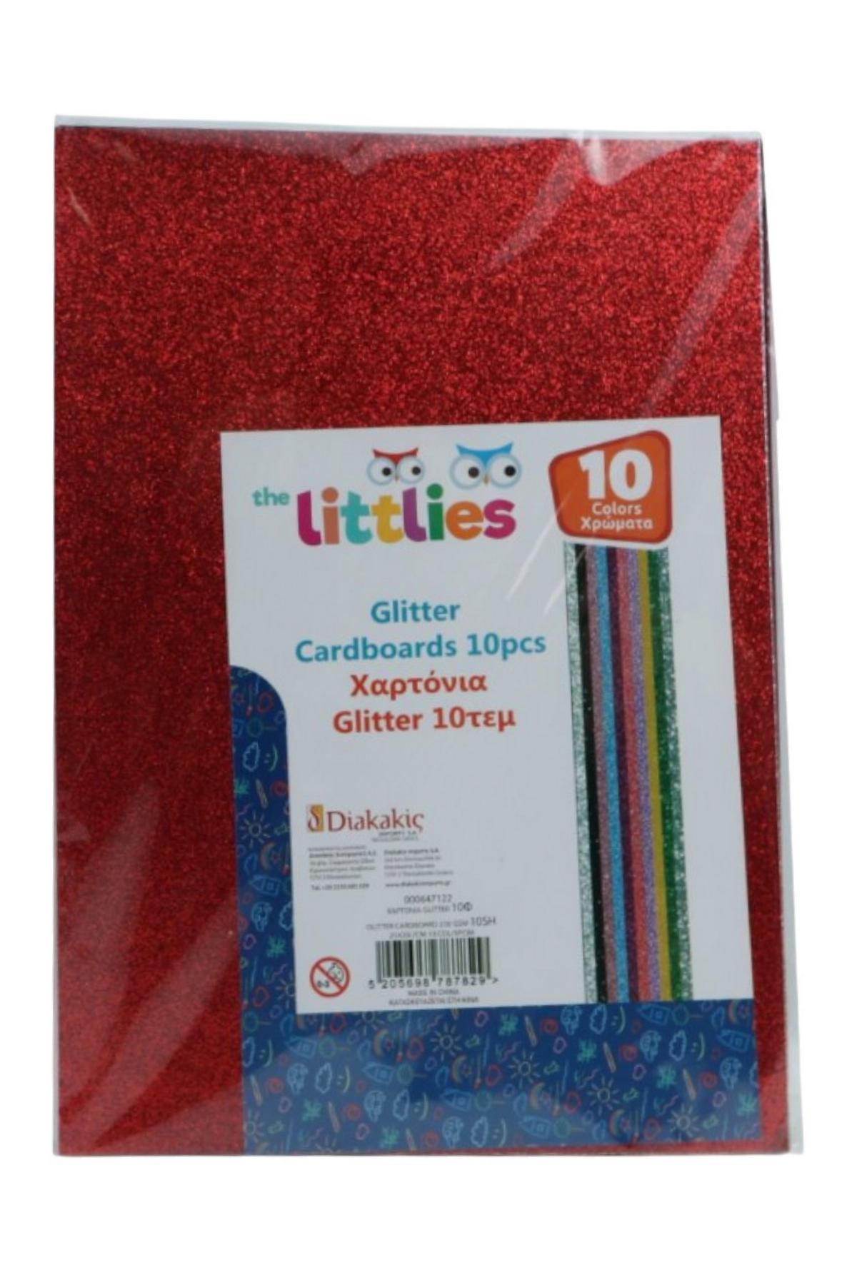 Χαρτόνια Glitter Α4 - 10τμχ