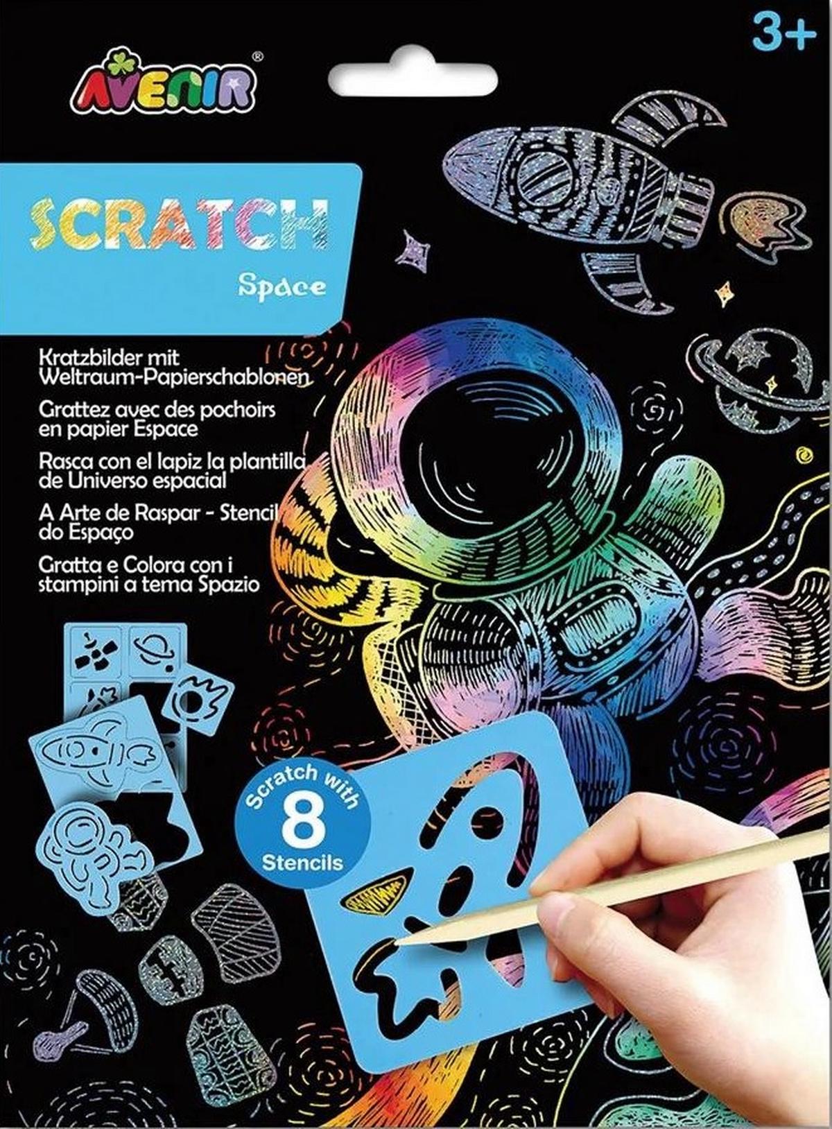 Scratch with Stencil - Space