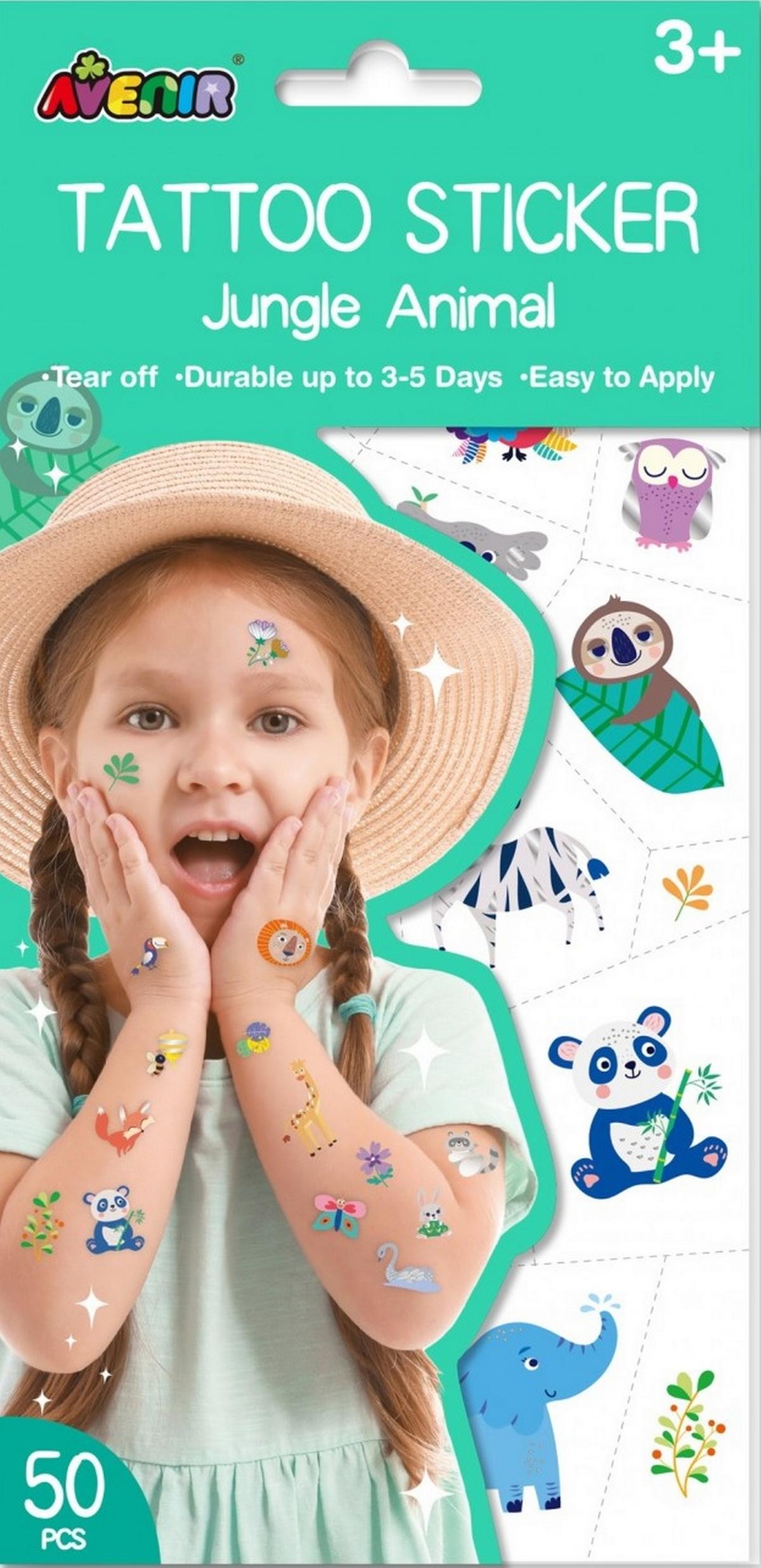 Tattoo Sticker - Jungle animal